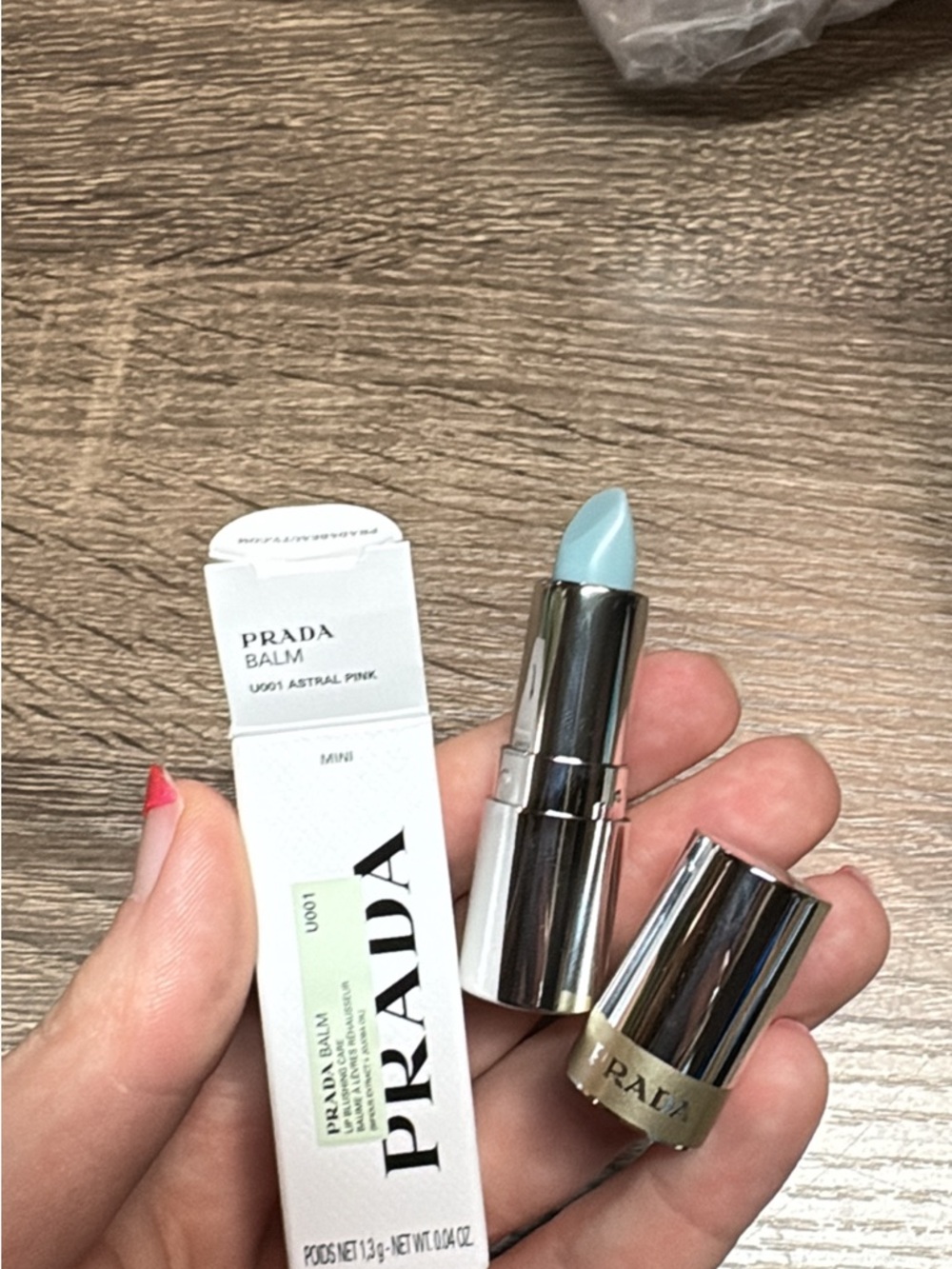 Prada Balm Lipstick - Astral Pink (Pale Blue-Tint)